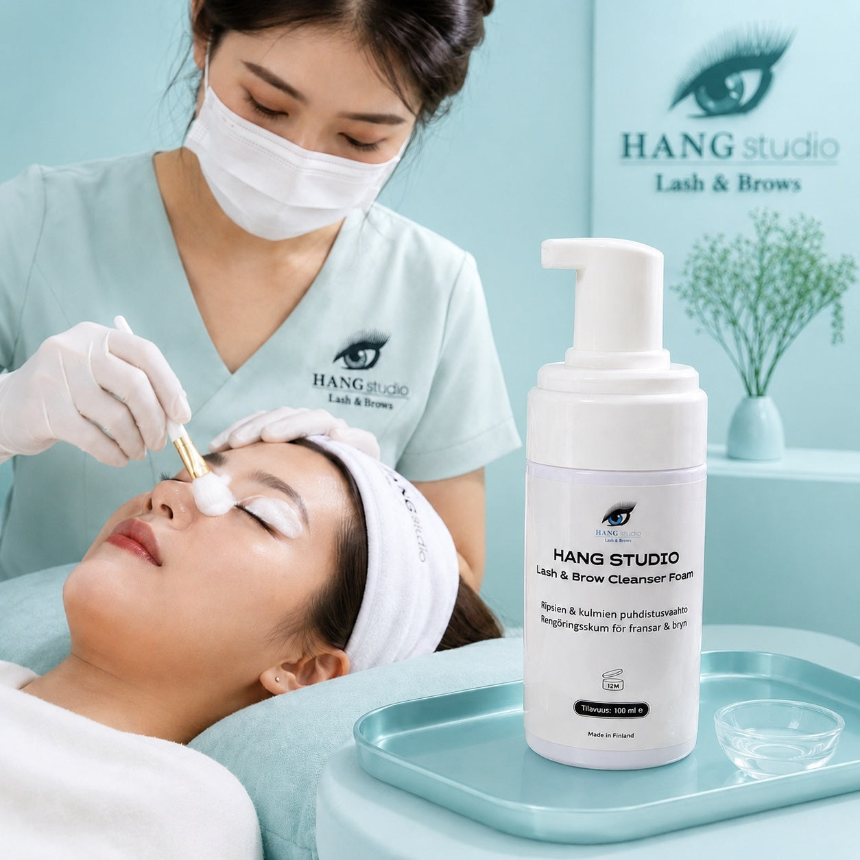 Lash & Brow Foam Cleanser Hang’s Studio