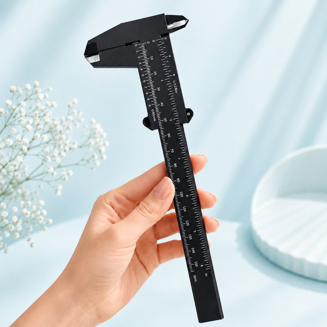 Professional Eyebrow Measuring Caliper