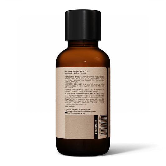 Bronsun Brow Depilatory Oil – Ammattimainen ihoöljy kulmakarvojen vahaukseen