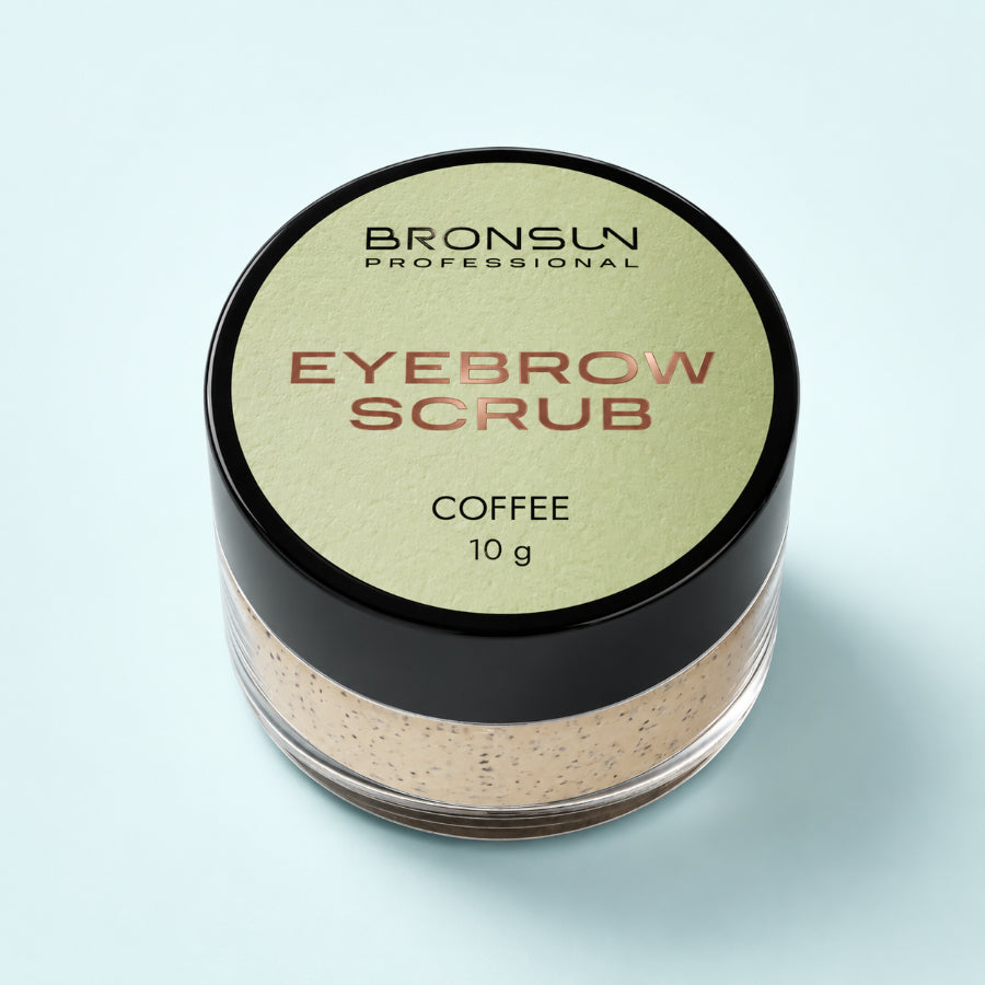 Bronsun Coffee Brow Scrub – Professional Exfoliating Brow Prep Treatment