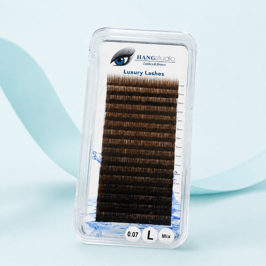 Luxury Eyelash Brown (7-14mm) Hang's Studio